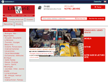 Tablet Screenshot of librairieravy.fr